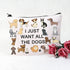Dog Lover Gift - Dog Mom Cosmetic Bag ()